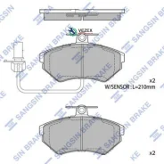 ������� ��������� AUDI A4 02-04 �����. Sangsin Brake SP1708A SP1708A ����