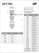 ������� �������� ��������! Audi Allroad 2.7i/2.5TDi 00 SP1790 Sangsin Brake SP1790 SP1790 ����