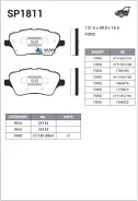 ������� ��������� Sangsin Brake SP1811 SP1811 ����