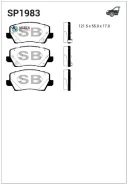������� ��������� Sangsin Brake SP1983 SP1983 ����