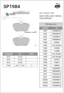 ������� �������� ������! VW Golf II/III/Passat 1.6-2.8/1.9TDi 88-99 SP1984 Sangsin Brake SP1984 SP1984 ����