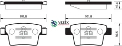 ������� ��������� FORD Mondeo III 09.04-/Jaguar X-TYPE ������ Sangsin Brake SP2095 SP2095 ����