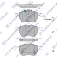 ������� �������� ��������! Audi A3 1.8T, VW Golf III-IV/Passat 1.8T-2.9 96 SP2097A Sangsin Brake SP2097A SP2097A ����