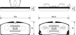 ������� ��������� Lifan Smily �������� Sangsin Brake SP2154 SP2154 ����
