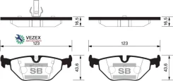 ������� �������� ������! BMW E46 1.6i-2.8i/D 98, Rover 75 99 SP2162 Sangsin Brake SP2162 SP2162 ����