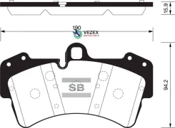 ������� ����. ���. AUDI Q7 3.0TDI/3.6FSI/4.2FSI 03/06-, VW Touareg 12/02-, Porsche Cayenne 09/02- Sangsin Brake SP2197 SP2197 ����