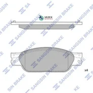 ������� ��������� Jaguar S-TYPE 02- �����. Sangsin Brake SP4061 SP4061 ����