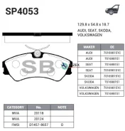������� ��������� �������� �������� Sangsin Brake SP4053 SP4053 ����