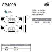 ������� ��������� �������� Sangsin Brake SP4099 SP4099 ����