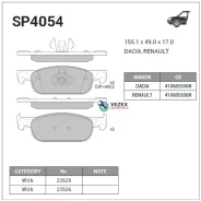 ������� �������� Sangsin LADA X-RAY Sangsin Brake SP4054 SP4054 ����