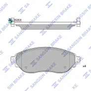 ������� �������� Nissan NV300 2016-, OPEL Vivaro, Renault Trafic 2014- SP4262 Sangsin Brake SP4262 SP4262 ����