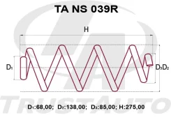 ������� �������� ��������� (TA) TA NS 039R TANS039R ����