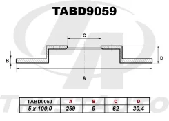 ��������� ���� (TA) TABD9059 TABD9059 ����