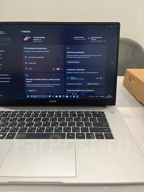 Huawei MateBook D 15. 15", ��� 8 ��, ���� 256���, WiFi: 1, Bluetooth: 1 ����