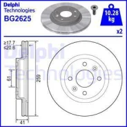 ������ brake disc dou bg2625 Delphi BG2625 ����