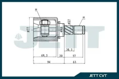 ���� ���������� JETT V40-0050 JETT V400050 V400050 ����