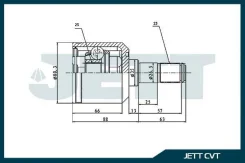 ���� ���������� JETT V40-4032 JETT V404032 V404032 ����