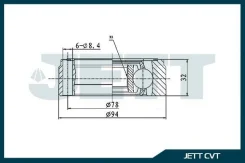 ���� ���������� JETT V40-3008 JETT V403008 V403008 ����