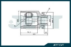 ���� ���������� JETT V40-7024 JETT V407024 V407024 ����