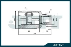 ���� ���������� JETT V40-9019 JETT V409019 V409019 ����