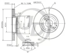 ���� ��������� �������� DF4364 (260x22) 4 ��� (X0001888) JD [JBD0021] JBD0021 ����