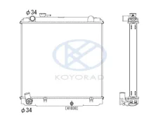 �������� ��������� Toyota DYNA LY211, LY212 3L, 5L [16400-5B251] 485*537*48 MT PA 164005B251 ����