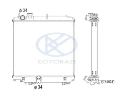 �������� ��������� Toyota DYNA LY270 LY280 LY290 [16400-5B830] 435*480*48 MT PA 164005B830 ����