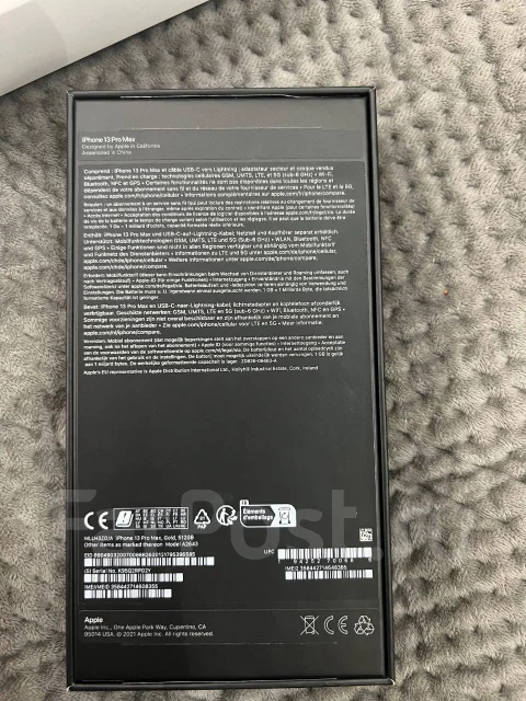 Apple iPhone 13 Pro Max. �/�, 512 ��, �������, 4G LTE, Dual-SIM, NFC ����