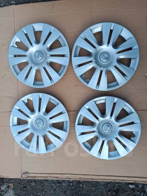 Колпаки 4 шт Ниссан R15 Япония, 15", 1 шт, 4 шт, б/у, в наличии. Цена ...