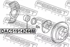 ��������� ��������� 51x91x42x44 | ����� ����/��� | DAC51914244M DAC51914244M ����