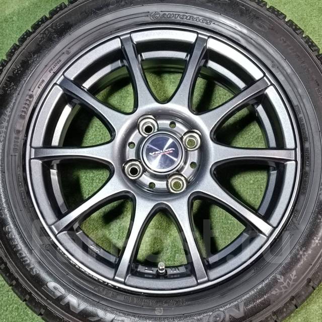Темные диски Weds Velva Sport! Цвет Графит! R15, PCD 4-100, 15", 1 шт ...