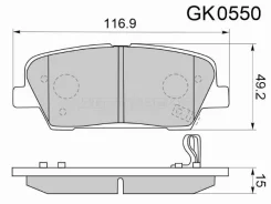 ������� ��������� CTR GK0550, ������ GK0550 ����