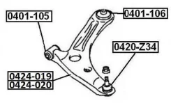 ����� �������� | ����� ��� | Mitsubishi/ COLT 2005 - 0424020 ����