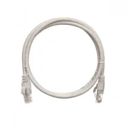 ����-���� U/UTP 4 ����, Cat.5e, 5 m NIKOMAX (NMC-PC4UD55B-050-C-GY) ����