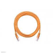 �������������� ���� NETLAN UTP 4 ����, ���.5�, 2xRJ45/8P8C, T568B, PVC, ���������, 2� (EC-PC4UD55B-BC-PVC-020-OR) ����