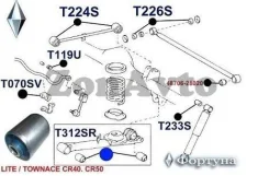 ����������� T312SR 48704-28040 ���������� T312SR ����