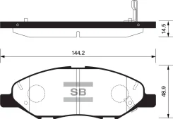 ������� ��������� Sangsin Brake SP1383 SP1383 ����