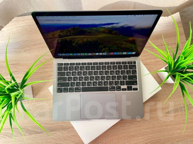 Apple MacBook Air 13 2020. 13", 2,4����, ��� 8 ��, ���� 256���, WiFi: 1, Bluetooth: 1, ����������� �� 15��. ����