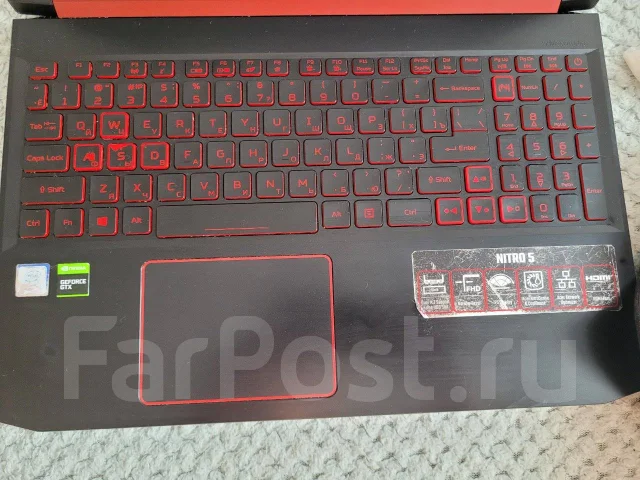 Acer Nitro 5 AN515-54. 15.6", 2,4����, ��� 8 ��, ���� 512���, WiFi: 1, Bluetooth: 1, ����������� �� 8��. ����