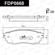 ������� ��������� �������� ������ Lexus ES (V4) FAP ���. FDP0668 FDP0668 ����