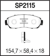 ������� ��������� �������� Honda CR-V 2.0/2.2 07Haval H6 M6, H6 Coupe, Haval F7 F7x/ Changan CS75 SP2115 ����