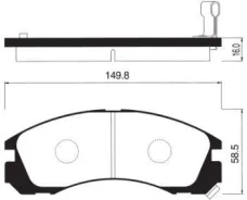 ������� ��������� Sangsin Brake SP1068 SP1068 ����