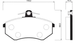 ������� ��������� ��������, �������� Sangsin Brake SP1043 SP1043 ����