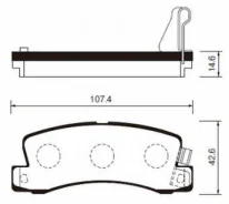 ������� ��������� �������� Sangsin Brake SP1208 SP1208 ����