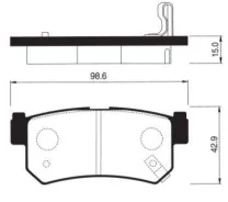 ������� �������� �. Daewoo Rexton, Ssangyong Rexton 3.2i/2.7XDi/2.9D 02 SP1151SNS 746 62 ! Sangsin Brake SP1151 SP1151 ����