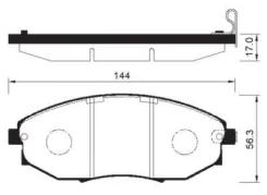 ������� �������� �. Daewoo Tosca, Chevrolet Epica 1.8/2.0/2.5 06 SP1193SNS [96475027] ! Sangsin Brake SP1193 SP1193 ����