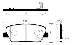   Hyundai Santa FE (CM) 2.2D 09-/KIA Sorento (XM) 09-  SP1247 SP1247 