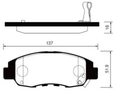 ������� �������� ��������! Honda Accord all 90-93/CR-V 2.0i 02 SP1231 Sangsin Brake SP1231 SP1231 ����