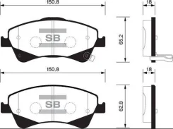 ������� ��������� ��������, �������� Sangsin Brake SP1580 SP1580 ����