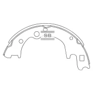 ������� ��������� ����������, ������ - �������� 4�� (���� �� ��������) Sangsin Brake SA045 SA045 ����